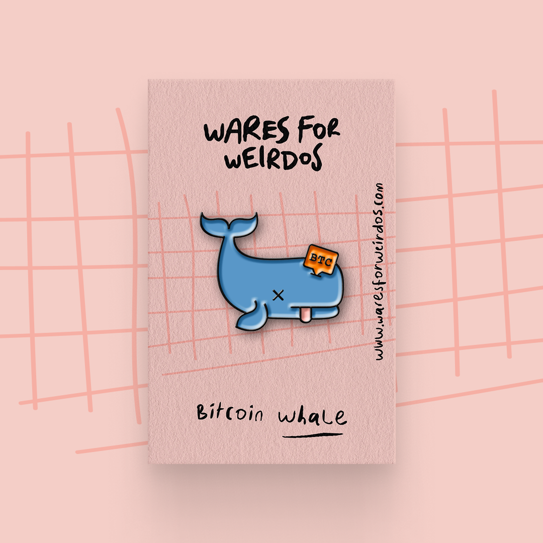 Bitcoin Whale - Enamel Pin