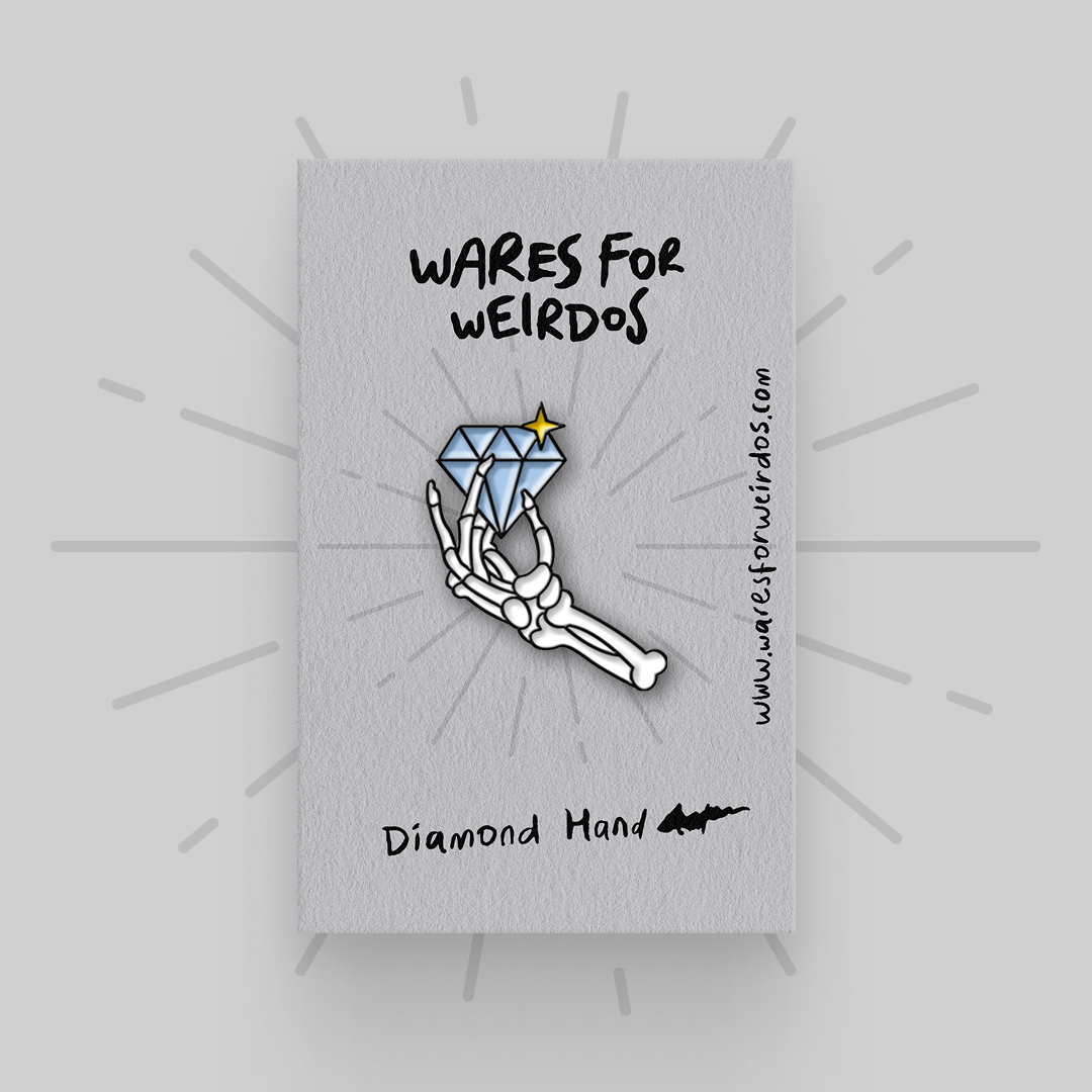Diamond Hand - Enamel Pin